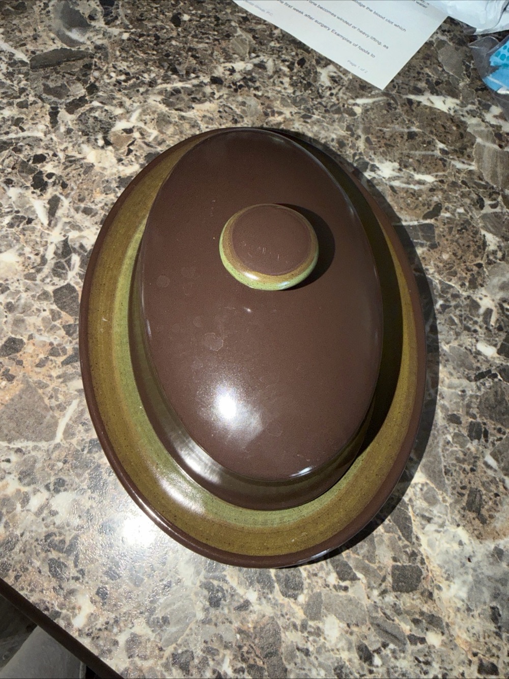 Franciscan Madeira  Covered Butter Dish